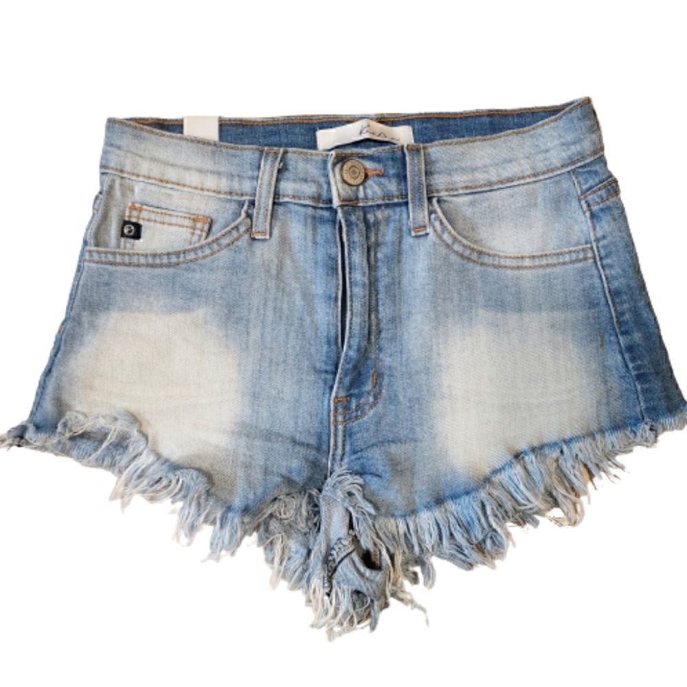 KanCan distressed short shorts S